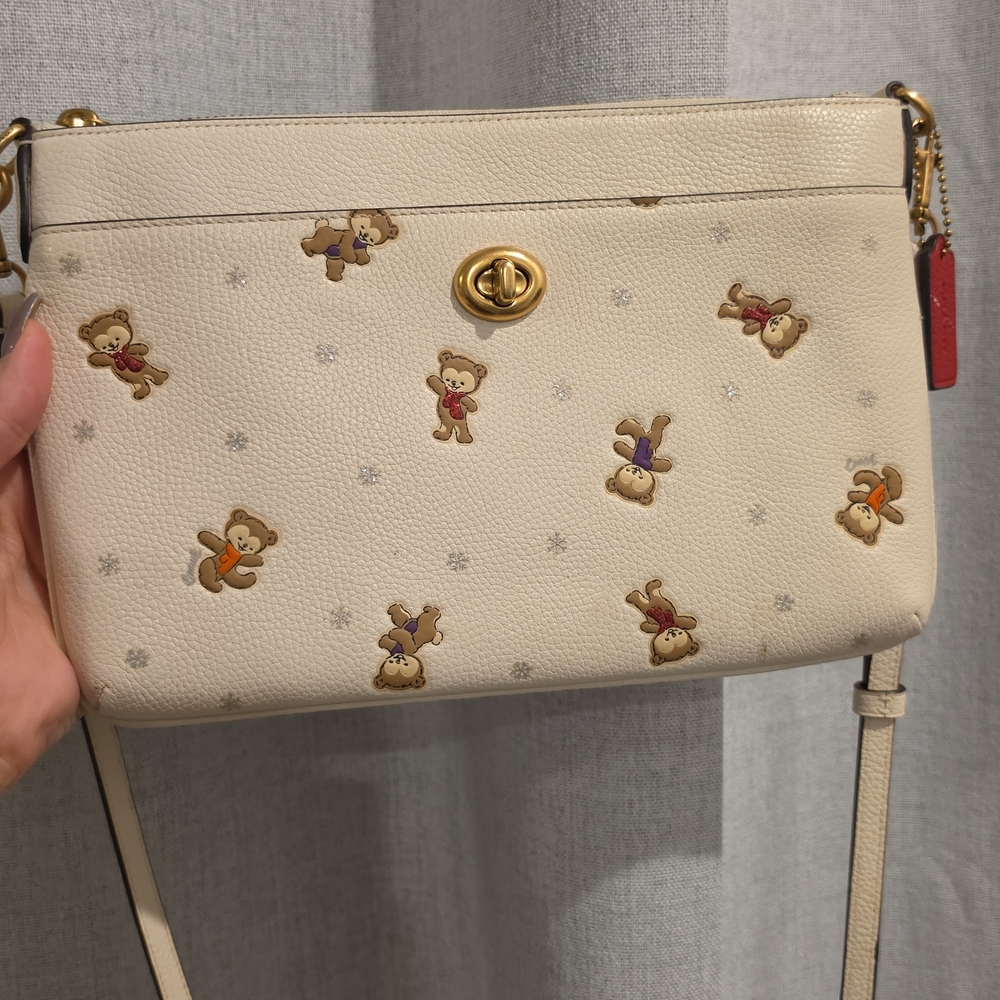 Coach Snowy Bear Crossbody